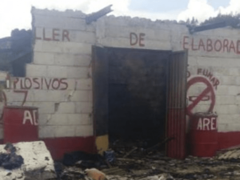 Explosión en polvorín deja al menos tres muertos