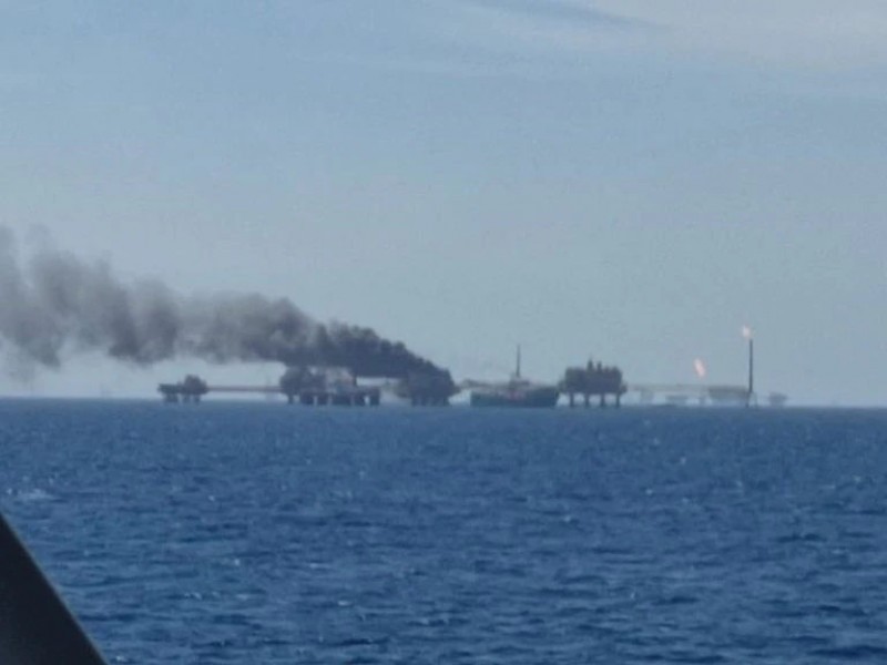 Explosión Plataforma Campeche: 6 heridos