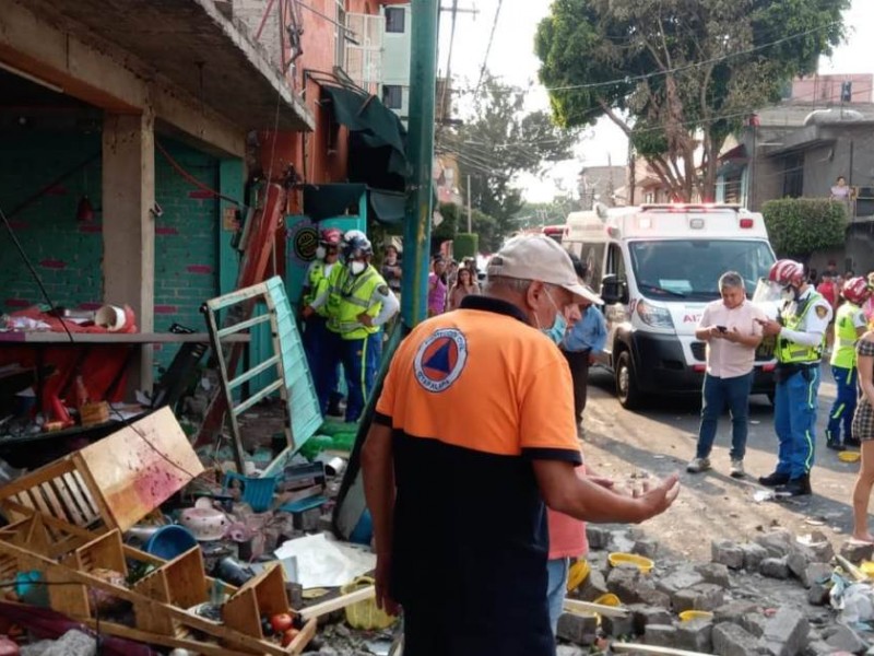 Explosión por acumulación de gas en Iztapalapa