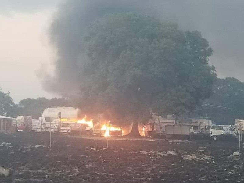 Explota gasera ubicada en el municipio de Acajete