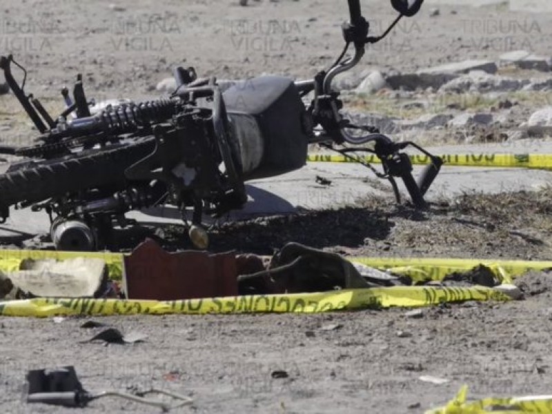 Explota motocicleta afuera el CERESO de San Miguel