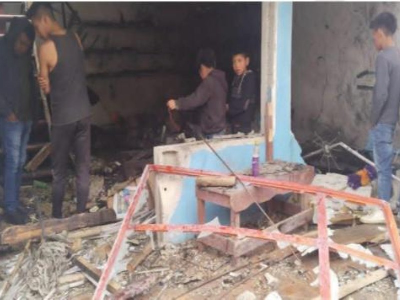 Explota pirotecnia en Tenejapa. No hay heridos