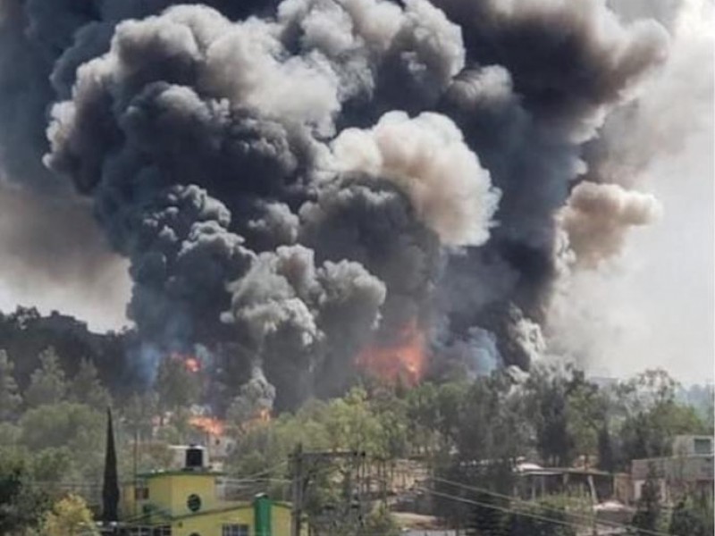 Explota polvorín en Chimalhuacán