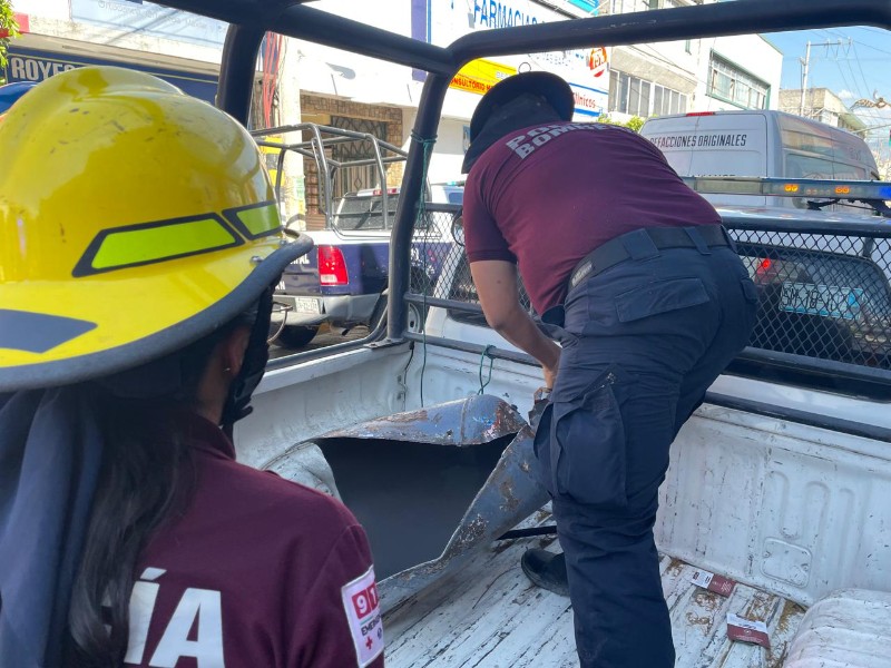 Explota tanque de gas en pleno centro