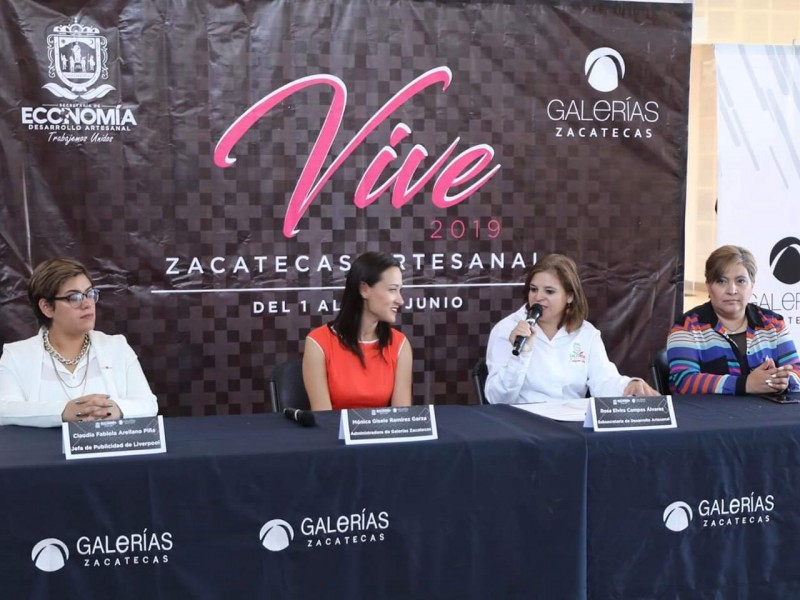 Expondrán artesanías zacatecanas en centro comercial