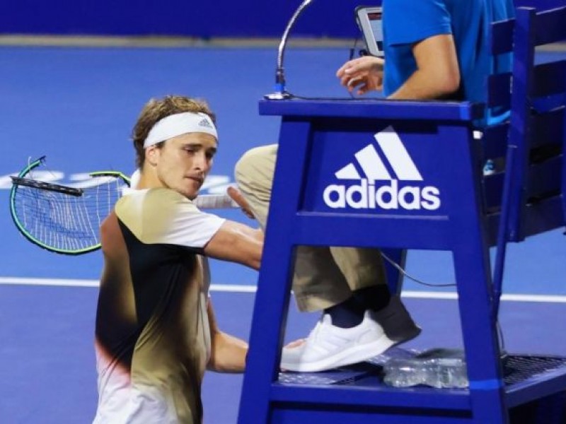 Expulsan a Zverev del Abierto Mexicano por conducta antideportiva