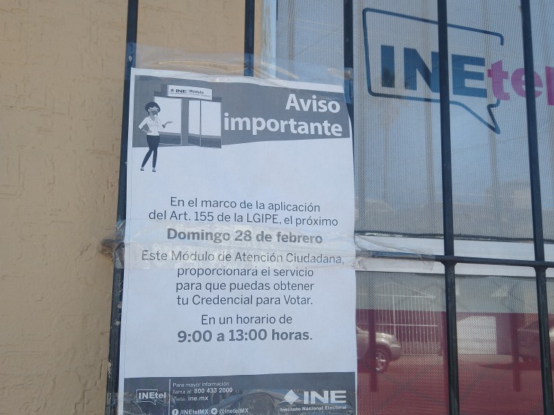 Extiende INE horario de servicios al 28 de febrero