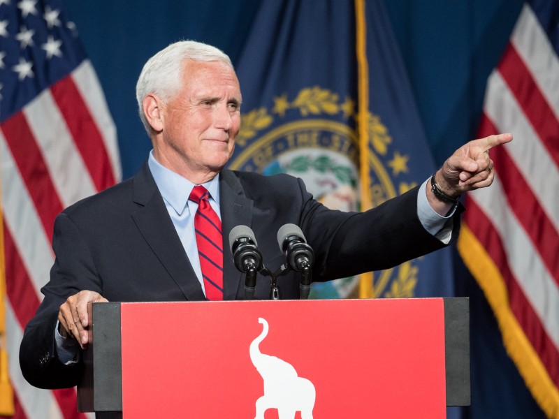 Exvicepresidente Mike Pence presenta su candidatura a la Casa Blanca