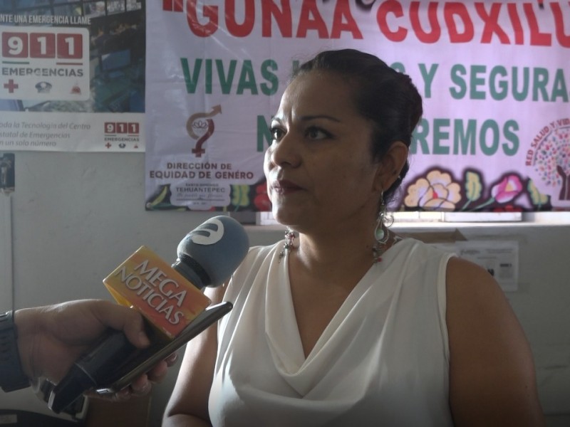 Factor económico limita a mujeres denunciar la violencia: Tehuantepec