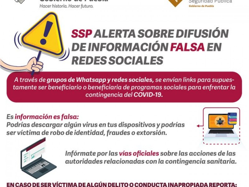 Fake News crean pánico en población durante pandemia por Covid-19