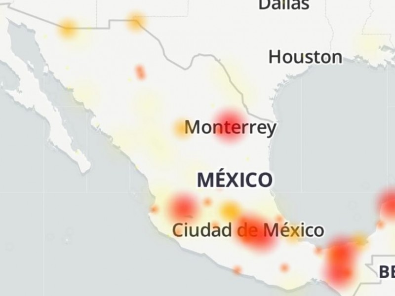 Falla de telefonía celular afecta a millones de usuarios