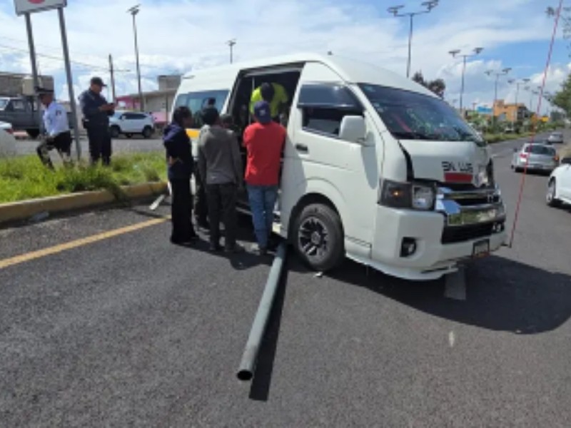 Falla en frenos provoca accidente de transporte en Vía Corta