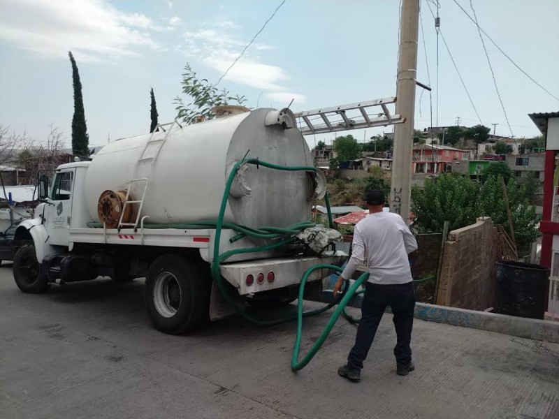 Falla en pozo provoca falta de suministro de agua