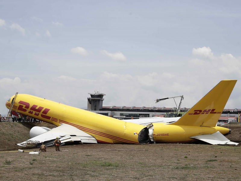 Falla hidráulica causó accidente de avión en Costa Rica