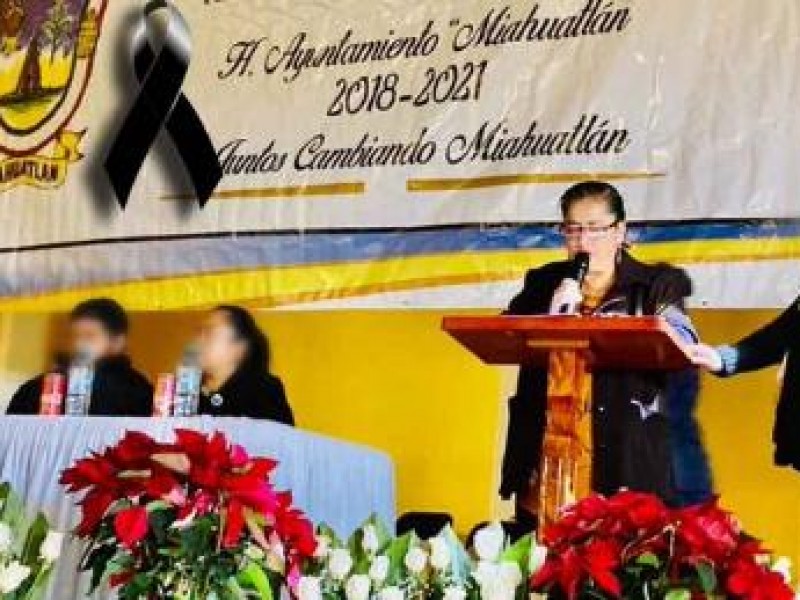 Fallece alcaldesa de Miahuatlán, Irma Delia Bárcena
