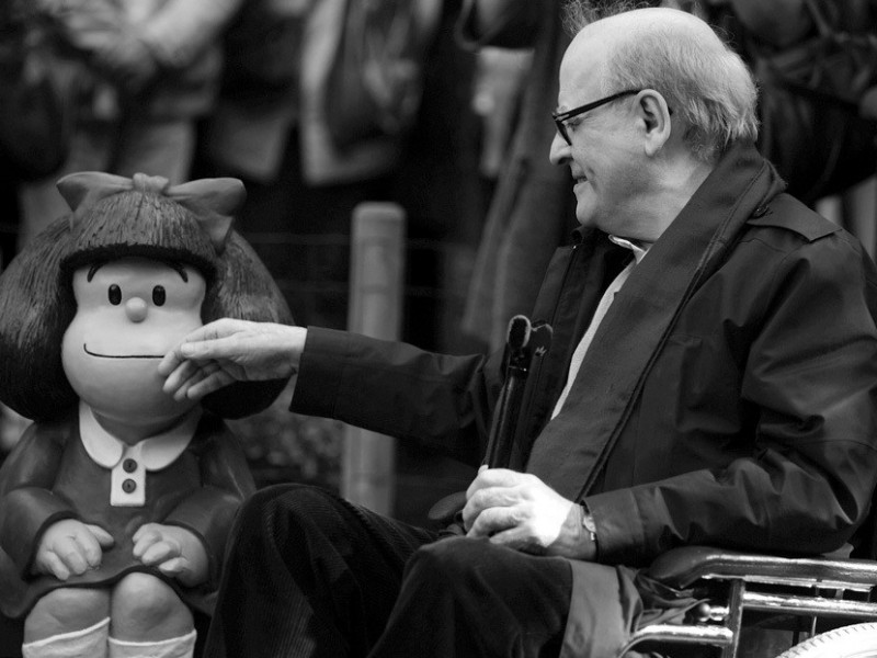 Fallece el dibujante argentino Quino, creador de Mafalda