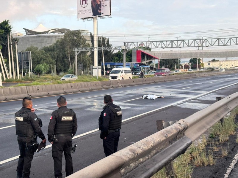 Fallece hombre en situación de calle al cruzar Paseo 5 de Febrero