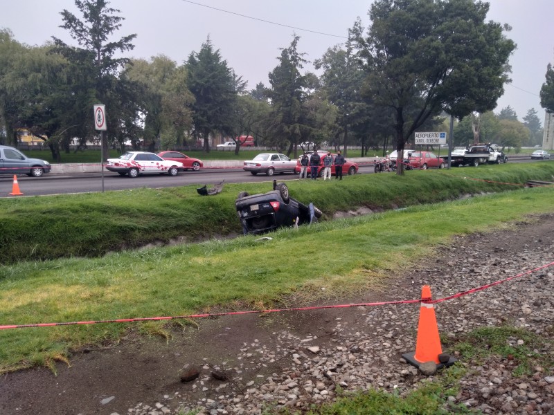 Fallece motociclista al ser atropellado en San Mateo Atenco