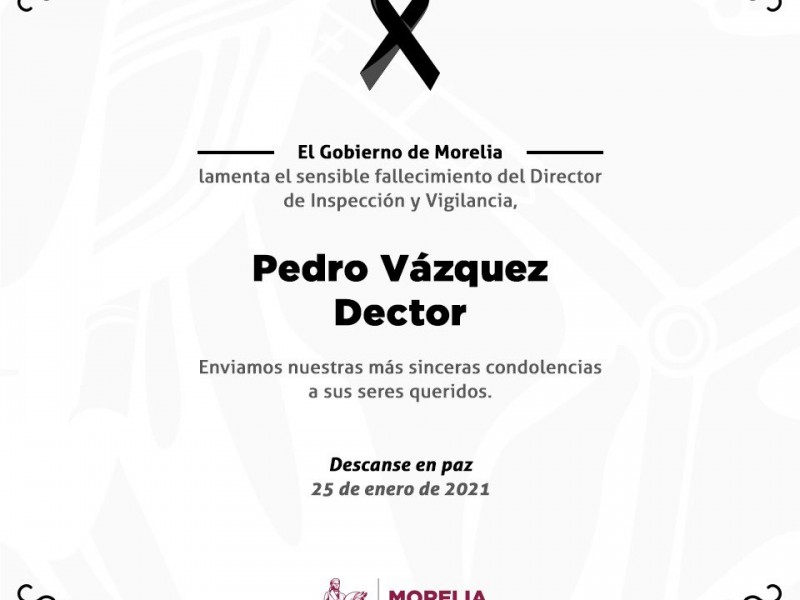 Fallece Pedro Vázquez, director de Inspección y Vigilancia por Covid-19