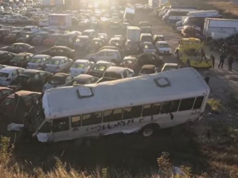 Fallece transportista tras derraparse sobre el Anillo Periférico