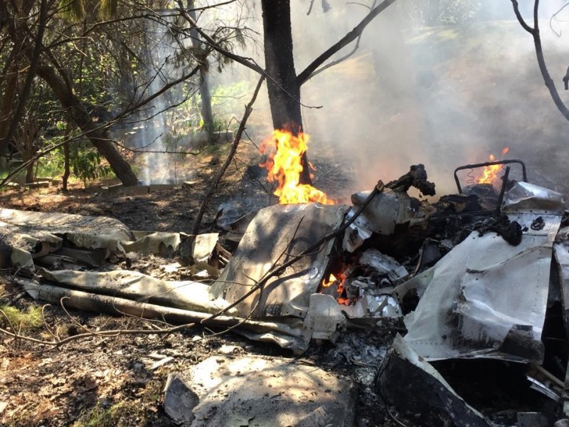 Fallecen dos personas tras caída de aeronave