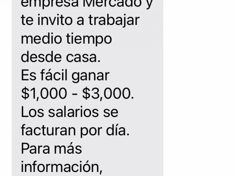 Falsas ofertas de trabajo pueden vulnerar tu teléfono