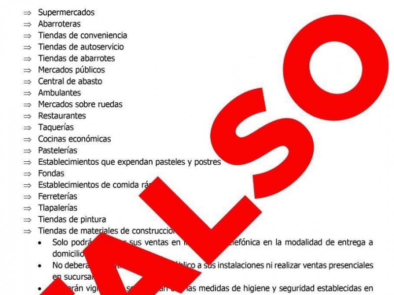 Falso cierre de supermercados, restaurantes y tianguis en Puebla