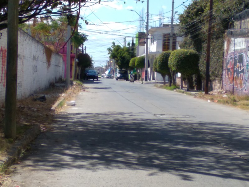 Afecta falta de aceras en Lomas de la Trinidad.