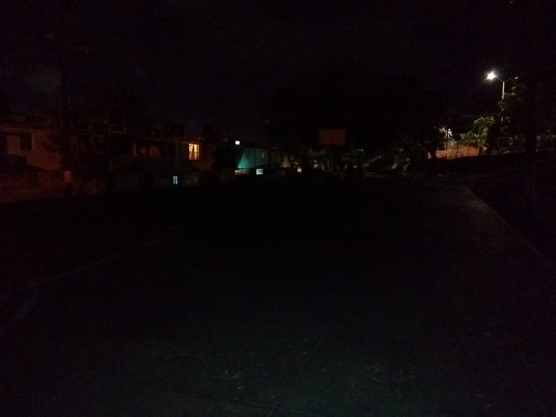 Falta de iluminación en parque del Buenavista