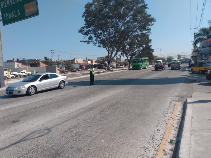 Falta seguridad vial en obras de periférico Oriente