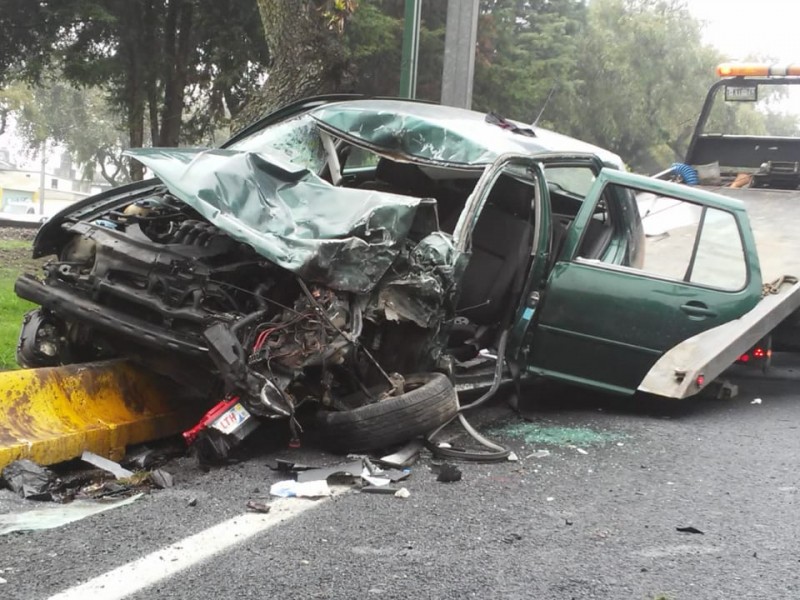 Faltal accidente en Paseo Tollocan, muere uno