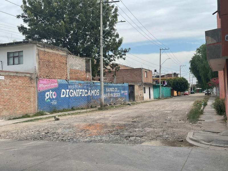 Faltan calles por pavimentar en la Real Providencia