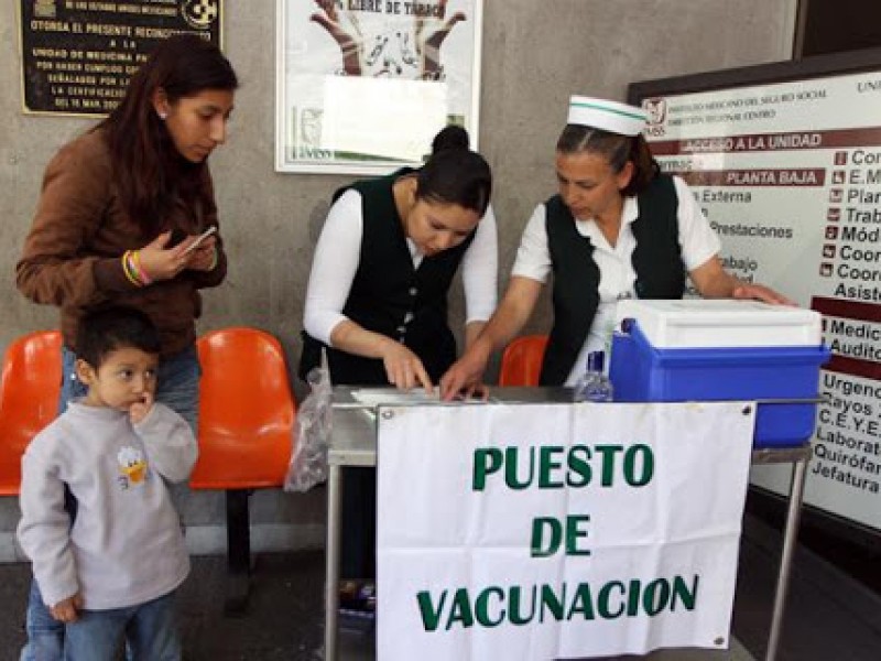 Faltan niños por vacunar contra la Influenza: Jurisdicción Sanitaria