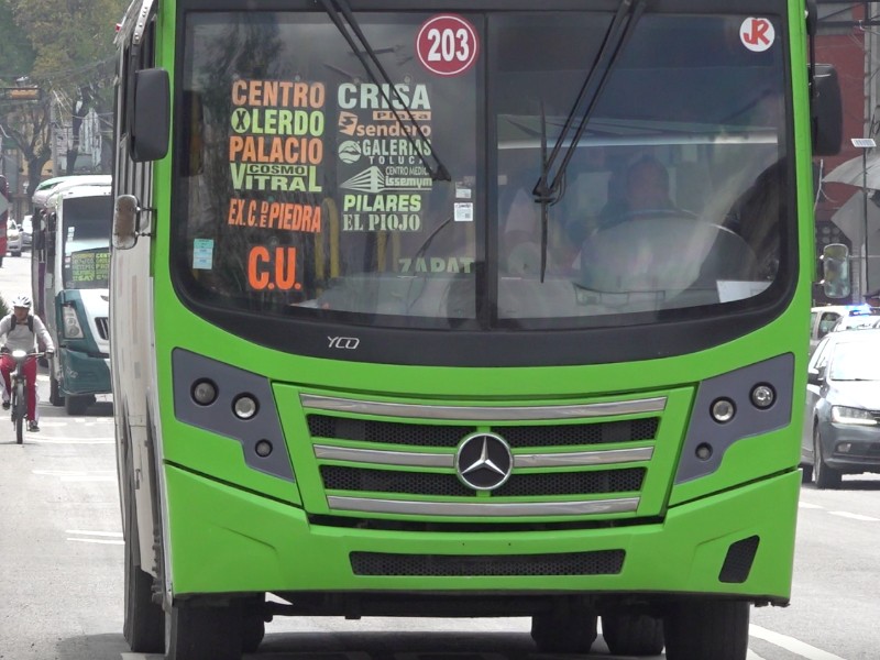 Faltan paradas oficiales de autobuses en Toluca: Canapat