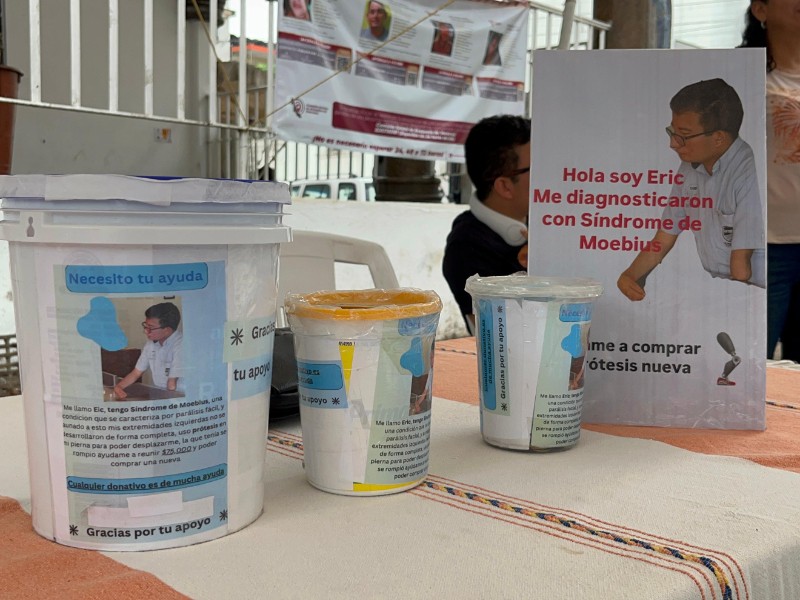 Familia de Eric inicia colecta para prótesis funcional