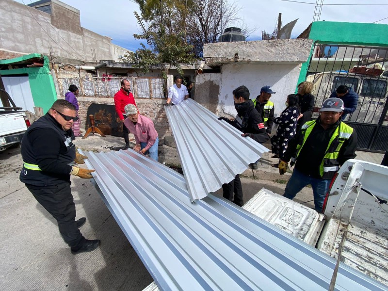 Familia que perdio sus cosas por incendio ya fue apoyada