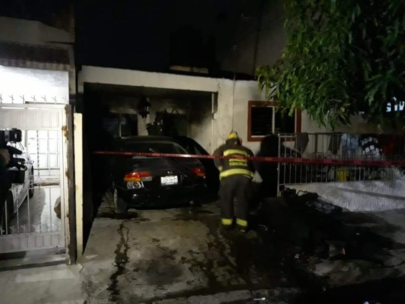 Familia sufre quemaduras en incendio