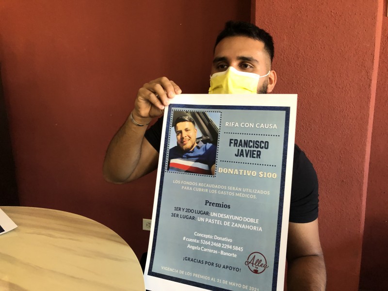 Familiares buscan apoyo para Francisco Javier
