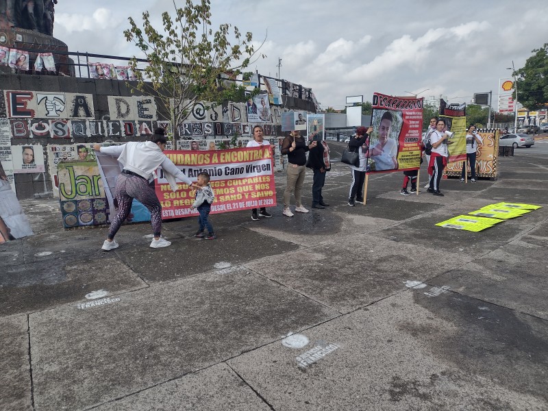 Familiares de desaparecidos exigen su búsqueda con manifestación