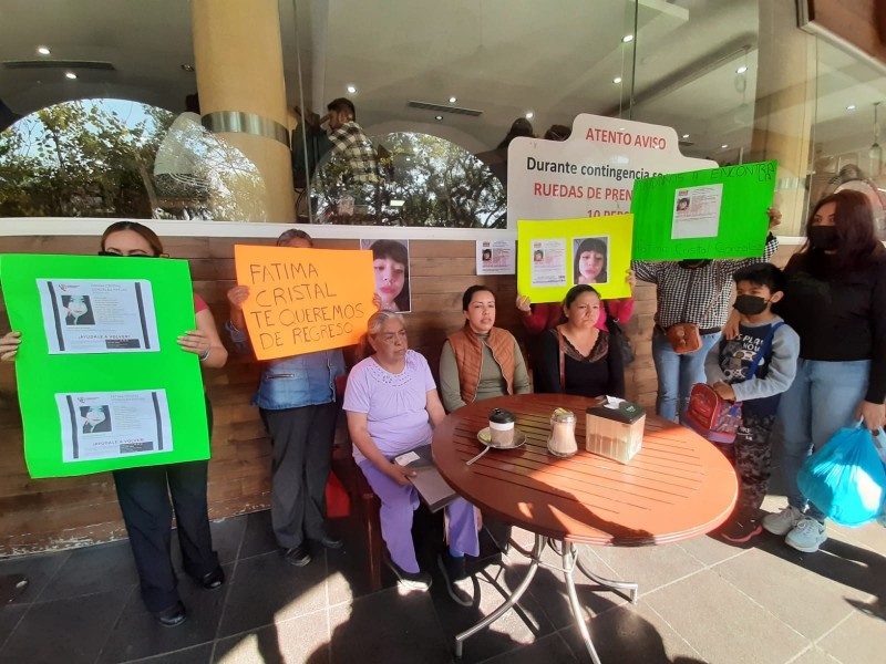 Familiares exigen regreso de menor desaparecida en Villa Aldama