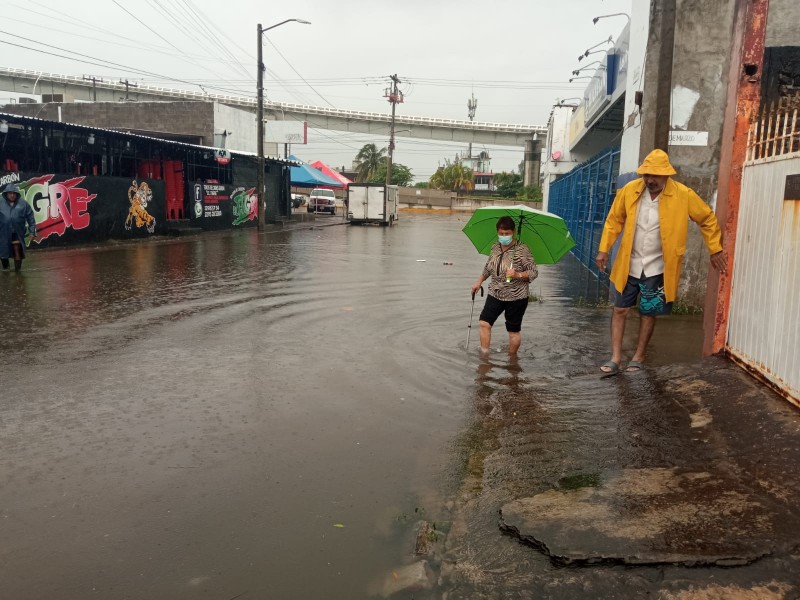 Familias inundadas en Boca del Río por las lluvias