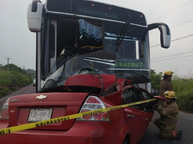 Fatal accidente en la carretera Alvarado-Paso del Toro