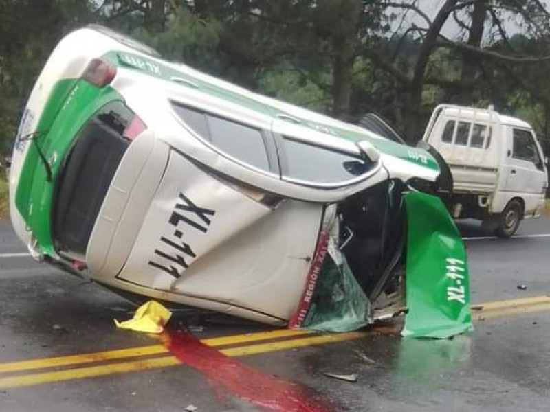 Fatal accidente en la Xalapa-Perote; hubo dos muertos