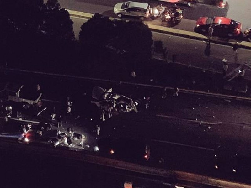 Fatal accidente sobre autopista México-Toluca