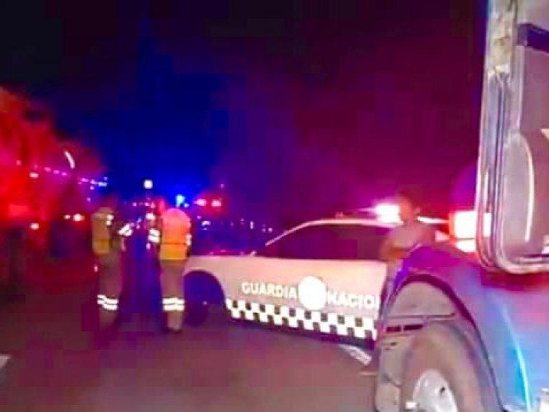 Fatal accidente sobre la autopista México-Tuxpan