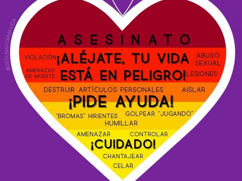 #Febrero14Días campaña para prevención de violencia de pareja