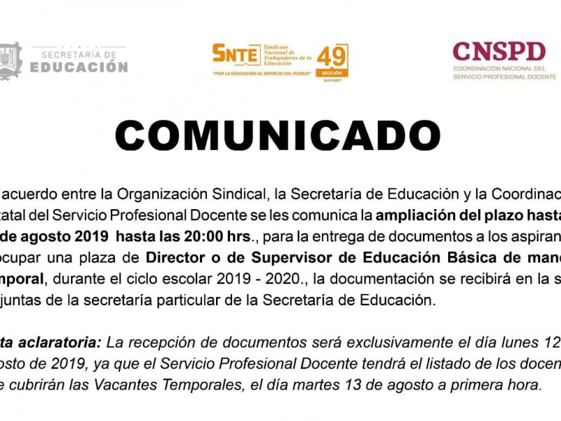 Federación determinará plazos de convocatoria suspendida por gobernador