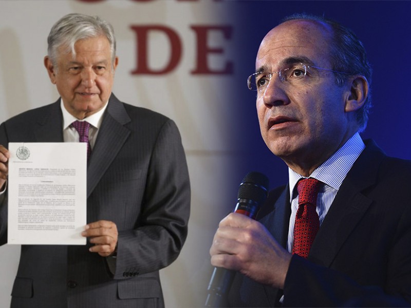 Felipe Calderón pide seguridad para su familia