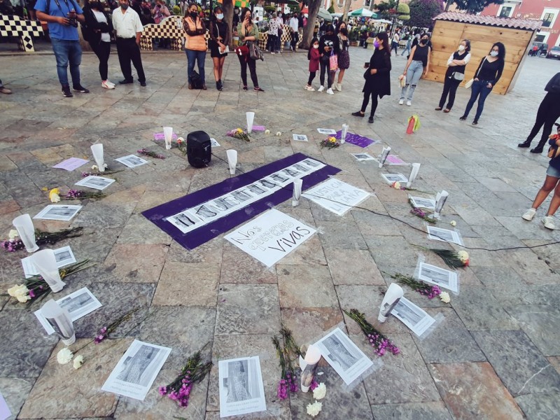 Feministas en Atlixco exigen justicia para Liliana