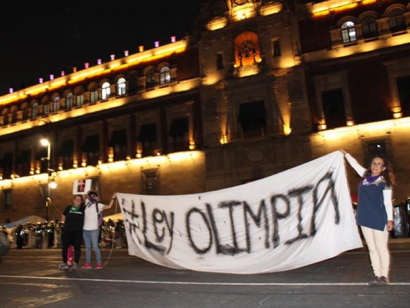 Feministas piden aprobación de Ley Olimpia en CDMX